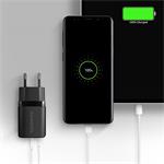 AXAGON ACU-PQ20 ACU-PQ20 AC adaptér 20 W, 2x port (USB-A + USB-C), PD3.0/PPS/QC4+/AFC/Apple, čierny