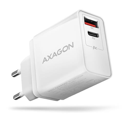 AXAGON ACU-PQ22W, PD & QUICK nabíječka do sítě 22W, bílá