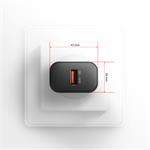 AXAGON ACU-QC18, 18W sieťová nabíjačka, 1x port USB-A, QC3.0/AFC/Apple, čierna