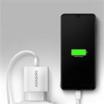 AXAGON ACU-QC18W, 18W sieťová nabíjačka, 1x port USB-A, QC3.0/AFC/Apple, biela