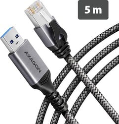 AXAGON ADE-AM50, adaptér USB-A na Gigabit Ethernet (5 m)