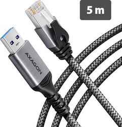 AXAGON ADE-AM50, USB-A Gigabit Ethernet adaptér (5m)