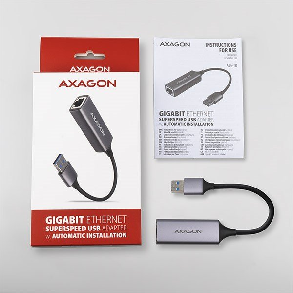 AXAGON ADE-TR USB-A 3.2 Gen 1- 1 Gigabit Ethernet