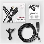 AXAGON ADR-205, USB 2.0 A-M -> A-F aktívny predlžovací / opakovací kábel, 5 m