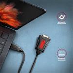 AXAGON ADS-1PSN, USB-A 2.0 - sériový RS-232 adaptér / kabel 1.5m