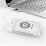 AXAGON ADSA-1S SLIMport box, bílý