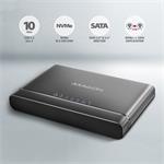Adaptér AXAGON ADSA-CC USB-C 10Gb/s pre M.2 NVMe + SATA