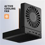 AXAGON ADSA-M2C22, dokovacia stanica USB-C s rýchlosťou 20 Gbps pre 2× SSD M.2 NVMe/SATA s funkciou klonovania