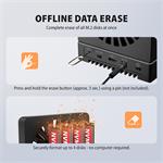 AXAGON ADSA-M2C44, dokovacia stanica USB4 pre 4× M.2 NVMe SSD s funkciou klonovania