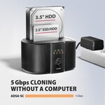 AXAGON ADSA-SC, USB-C 5Gbps dokovací stanice
