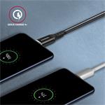 AXAGON BUCM-CM10AB, HQ kábel USB-C <-> USB-C, 1 m