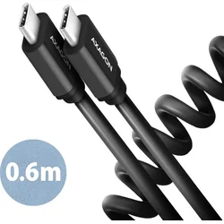 AXAGON BUCM-CM10TB, TWISTER kabel USB-C <-> USB-C, 0.6m