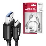 AXAGON BUCM3-AM10AB, SPEED kábel USB-C USB-A, 1m, čierny