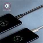 AXAGON BUCM3-AM15AB, SPEED kábel USB-C USB-A, 1.5m, čierny