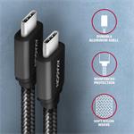 AXAGON BUCM3-CM10AB, SPEED kábel USB-C USB-C, 1m, čierny