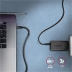 AXAGON BUCM3-CM10AB, SPEED kábel USB-C USB-C, 1m, čierny