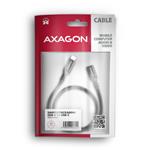 AXAGON BUCM32-CF15AB predlžovací kábel USB-C (M) <-> USB-C (F), 1,5 m, USB 20Gbps, PD 240W ALU opletenie
