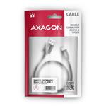 AXAGON BUMM-AM10AB, HQ kábel microUSB <-> USB-A, 1 m