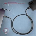 AXAGON BUMM3-CM10AB, kábel SPEED microUSB <-> USB-C, 1 m