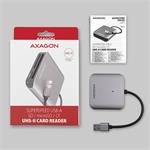 AXAGON CRE-S3 SuperSpeed USB-A UHS-II čtečka