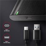 AXAGON EE25-A6C, box USB-C 3.2 Gen 1 RAW