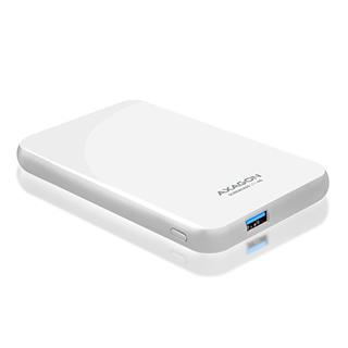 AXAGON EE25-S6 SCREWLESS box, bílý