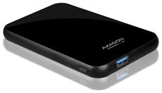 AXAGON EE25-S6B SCREWLESS box, čierny