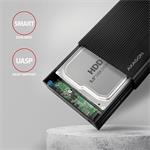 AXAGON EE35-GTR, USB-C 5Gb/s - SATA 6G 3,5" RIBBED box, čierny