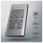 AXAGON EEM2-20GD, externý box USB-C 20 Gb/s pre dva disky M.2 NVMe SSD s funkciou klonovania