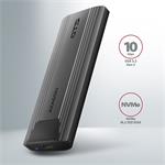 AXAGON EEM2-GTS, USB-C 3.2 Gen 2 - M.2 NVMe SSD kovový THIN box, bezšroubkový