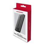 AXAGON EEM2-GTS2, USB-C 10Gb/s - M.2 NVMe a SATA SSD kovový THIN box, bez skrutiek