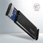 AXAGON EEM2-SB2, USB-C 3.2 Gen 2 - M.2 NVMe a SATA SSD RAW box, čierna