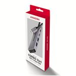 AXAGON HMC-5H60, rozbočovač USB 5Gb/s, porty 2x USB-A, 1x USB-C, HDMI 4k/60, PD 100W, kábel USB-C 15cm