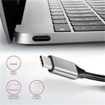 AXAGON HMC-HCR3A, rozbočovač USB 3.2 Gen 1, 3x porty USB-A, HDMI 4k/30Hz, SD/microSD, kábel USB-C 20 cm