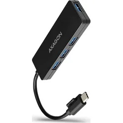AXAGON HUE-G1C, 4x USB 3.2 Gen 1 SLIM hub, kabel Type-C - USB zařízení