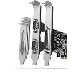 AXAGON PCEA-PSN, PCIe řadič - 1x paralelní (LPT) + 2x sériový port