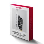 AXAGON PCEU-430RS, PCIe řadič 4× ext. USB-A 5 Gbps port