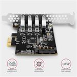 AXAGON PCEU-43RS, radič PCIe, 4x port USB 3.2 Gen 1, 5 Gb/s