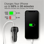 AXAGON PWC-PQ48 nabíječka do auta 48W, USB-A + USB-C, PD3.0/PPS/QC4+/SFC/Apple