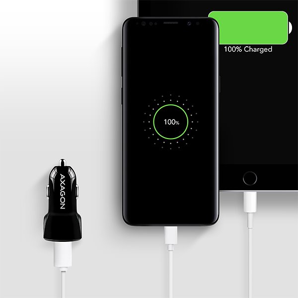 AXAGON PWC-QC5 QC3.0 + 2.4A car charger