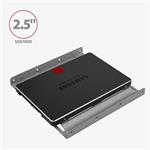 AXAGON RHD-125S, kovový rám pre 1x 2,5" HDD/SSD v 3,5" pozícii, sivý