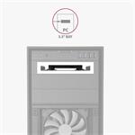 AXAGON RHD-125S, kovový rám pre 1x 2,5" HDD/SSD v 3,5" pozícii, sivý