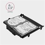 AXAGON RHD-435, kovový rám pre 4x 2,5" alebo 2x 2,5" HDD/SSD a 1x 3,5" HDD v 5,25" pozícii
