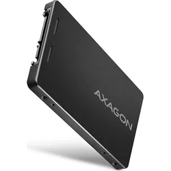 AXAGON RSS-M2B, SATA - M.2 SATA SSD, interný 2,5" ALU box, čierny