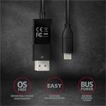 AXAGON RVC-DPC USB-C -> DisplayPort adaptér, kábel 1,8 m