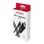 AXAGON RVC-DPC USB-C -> DisplayPort adaptér, kabel 1.8m