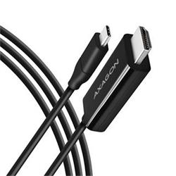 AXAGON RVC-HI14C, USB-C -> HDMI 1.4 redukce, kabel 1,8m