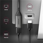 AXAGON RVC-HI2M, redukcia/adaptér USB-C -> HDMI 2.0a, 4K/60Hz HDR10