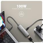 AXAGON RVC-HI8KPD, redukcia/adaptér USB-C -> HDMI 2.1, 8K/60Hz, 4K/144Hz, HDR10+, PD100W