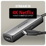 AXAGON RVC-HI8KPD, redukcia/adaptér USB-C -> HDMI 2.1, 8K/60Hz, 4K/144Hz, HDR10+, PD100W
